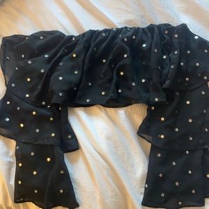 House of Harlow x revolve sequin crop top